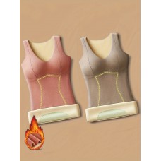 あったか腹巻2枚セット、フリース素材、冬用、胸パッド付き