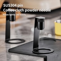TIME OWNER 8針エスプレッソスターラー マグネットスタンド付き - バリスタ用コーヒー分配ツール、WDTツール、吸収性