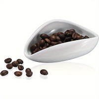 エレガントな白磁コーヒー豆計量カップ - ルーズリーフティー＆コーヒー愛好家に最適、理想的なギフト