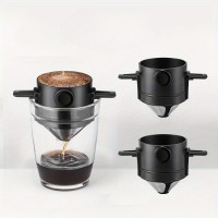 1個【高級】人気　クリエーティブ　高品質　高級　シンプル　多用途　折りたたみ式　コーヒーフィルターカップ　再利用可能　プレミアム　カフェ　ホームカフェ　ホームバーカー　カフェティエラ　コーヒーポット　カフェティエラ　ホームカフェ　クリエーティブ　シンプル　高級　クリエーティブ