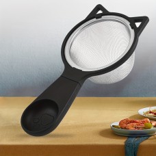 ステンレス製の猫のような細かいメッシュフィルター、コーヒーフィルター、茶こし手動小麦粉ふるいスパイスフィルター - 調理や食品の準備に最適、油の除去、ジュース抽出、茶のろ過、小麦粉のふるい分け、豆乳などに適しています。キッチンガジェット
