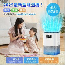 最新型 除湿機 小型 除湿器 空気清浄 強力除湿 350ML/日除湿量 1200ml大容量 自動霜取り 満水自動OFF 切タイマー機能 小型 コンパクト 7色ライト 任せモード 静音 省エネ 脱衣所 トイレなどに適用 日本語説明書 PSE認証済 (ホワイト)