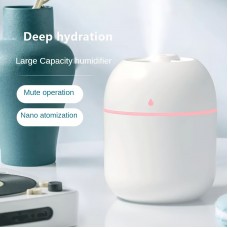 ポータブルクールミスト加湿器、7色のライト、自動シャットオフ-旅行、家庭、寝室に最適です