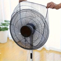 2枚セット 洗えるファン用ダストカバー - 指保護付きブラックメッシュセーフティネット、防塵＆空気質改善、家庭・オフィス使用に最適、オフィスセーフティネット | 簡単取り付け | 洗えるメッシュ生地